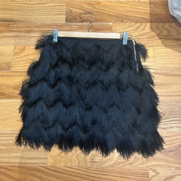 H$M Fringe Mini Skirt - Picture 1 of 6